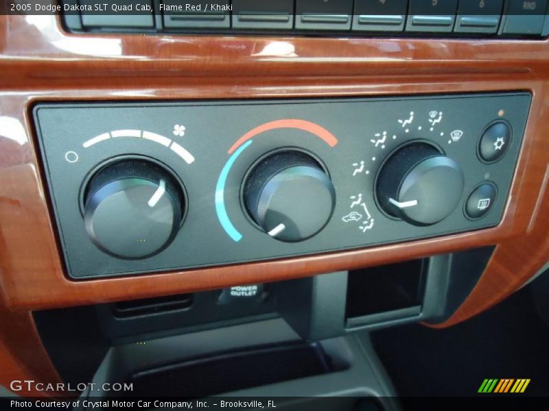 Controls of 2005 Dakota SLT Quad Cab