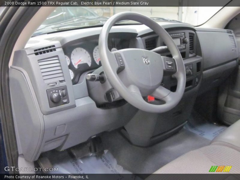 Electric Blue Pearl / Medium Slate Gray 2008 Dodge Ram 1500 TRX Regular Cab