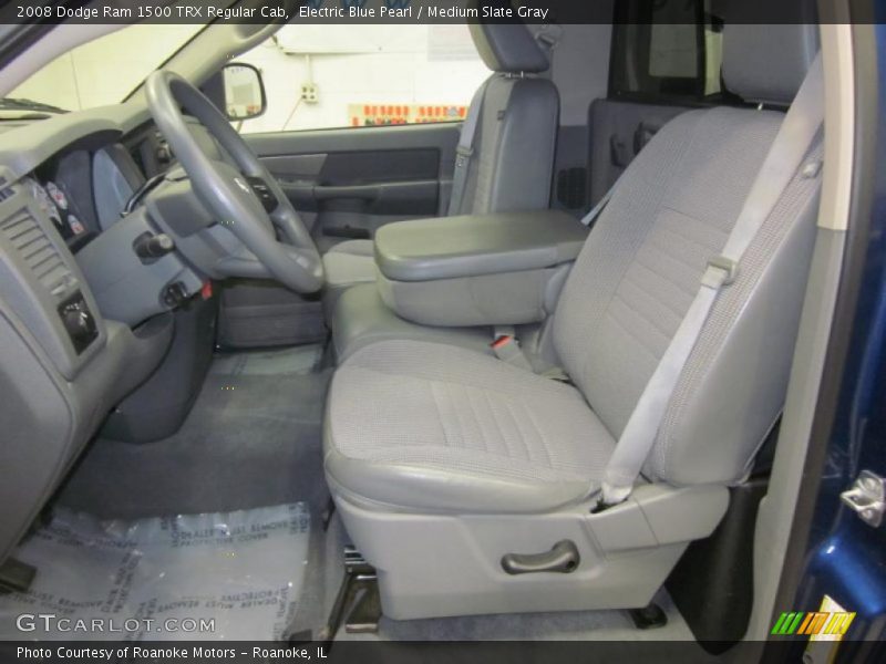 Electric Blue Pearl / Medium Slate Gray 2008 Dodge Ram 1500 TRX Regular Cab