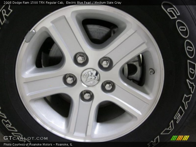 Electric Blue Pearl / Medium Slate Gray 2008 Dodge Ram 1500 TRX Regular Cab