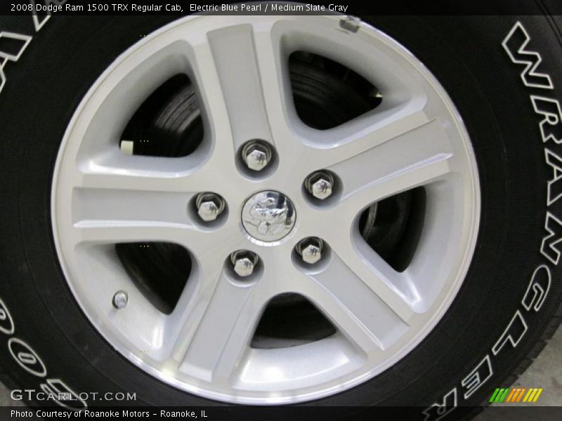 Electric Blue Pearl / Medium Slate Gray 2008 Dodge Ram 1500 TRX Regular Cab