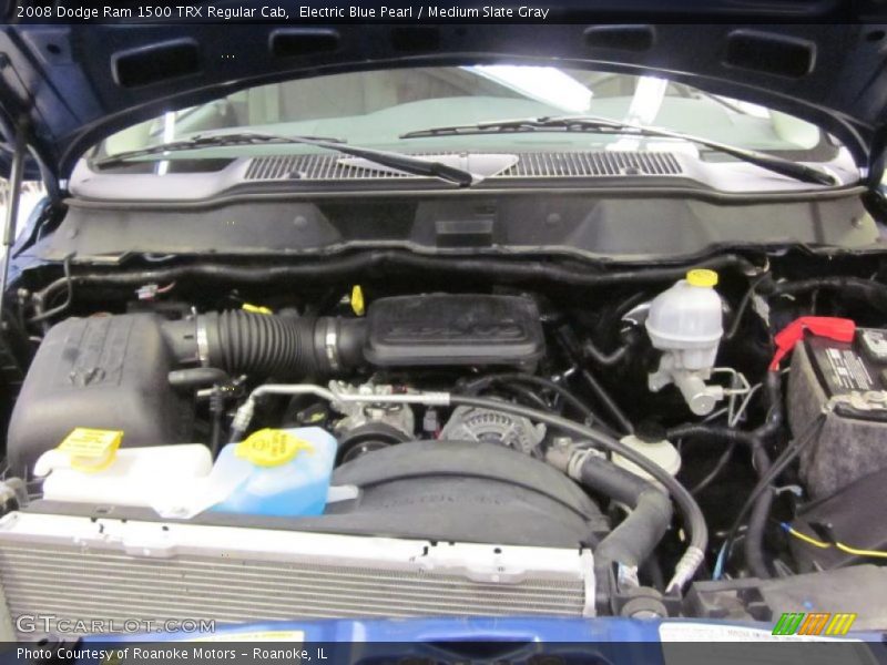 Electric Blue Pearl / Medium Slate Gray 2008 Dodge Ram 1500 TRX Regular Cab