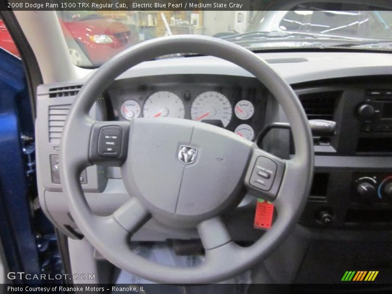 Electric Blue Pearl / Medium Slate Gray 2008 Dodge Ram 1500 TRX Regular Cab