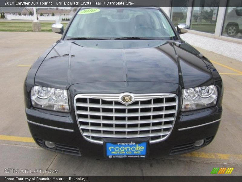 Brilliant Black Crystal Pearl / Dark Slate Gray 2010 Chrysler 300 Touring