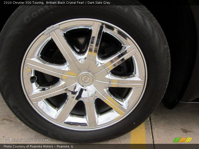 Brilliant Black Crystal Pearl / Dark Slate Gray 2010 Chrysler 300 Touring