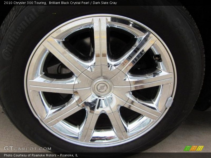 Brilliant Black Crystal Pearl / Dark Slate Gray 2010 Chrysler 300 Touring
