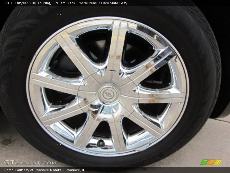 Brilliant Black Crystal Pearl / Dark Slate Gray 2010 Chrysler 300 Touring