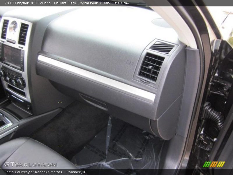 Brilliant Black Crystal Pearl / Dark Slate Gray 2010 Chrysler 300 Touring