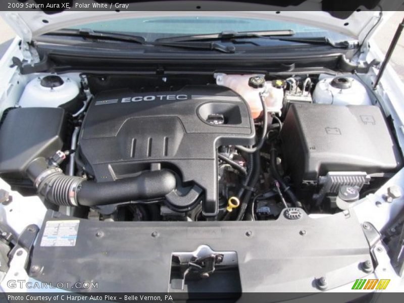Polar White / Gray 2009 Saturn Aura XE