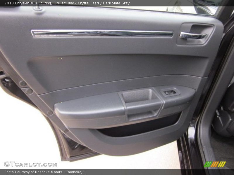 Brilliant Black Crystal Pearl / Dark Slate Gray 2010 Chrysler 300 Touring