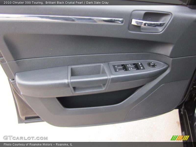 Brilliant Black Crystal Pearl / Dark Slate Gray 2010 Chrysler 300 Touring