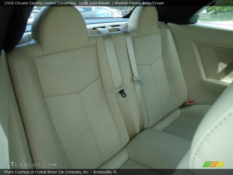 Linen Gold Metallic / Medium Pebble Beige/Cream 2008 Chrysler Sebring Limited Convertible