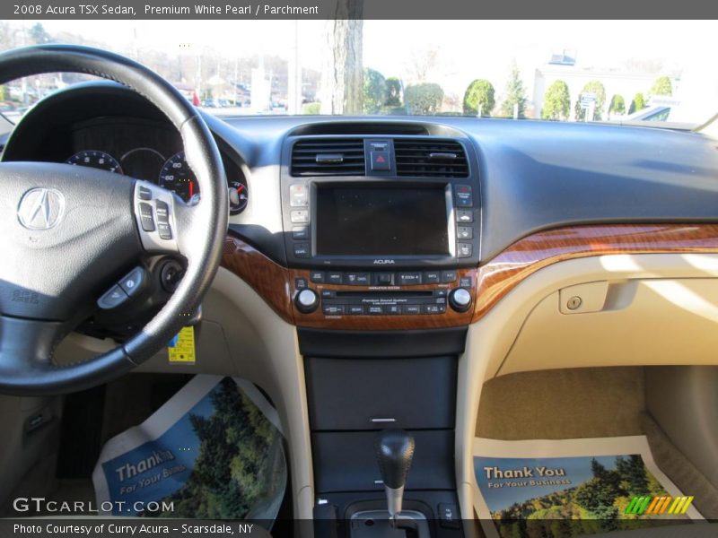 Premium White Pearl / Parchment 2008 Acura TSX Sedan