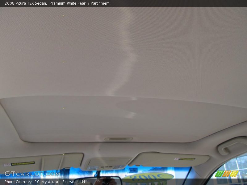 Premium White Pearl / Parchment 2008 Acura TSX Sedan
