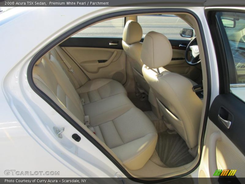 Premium White Pearl / Parchment 2008 Acura TSX Sedan