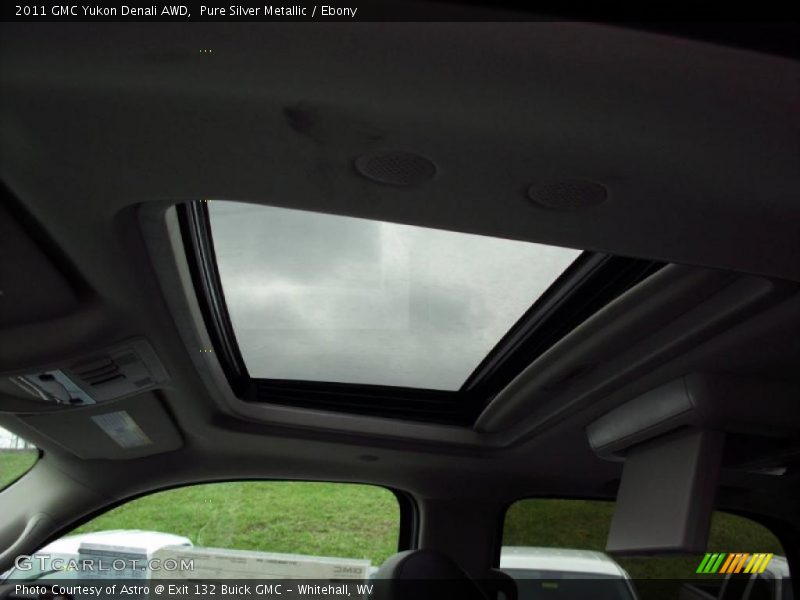 Pure Silver Metallic / Ebony 2011 GMC Yukon Denali AWD