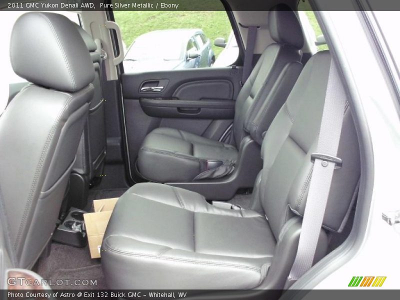 Pure Silver Metallic / Ebony 2011 GMC Yukon Denali AWD