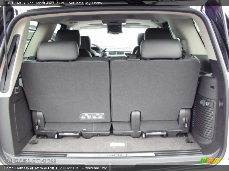 Pure Silver Metallic / Ebony 2011 GMC Yukon Denali AWD