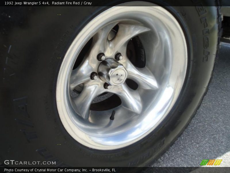 Custom Wheels of 1992 Wrangler S 4x4