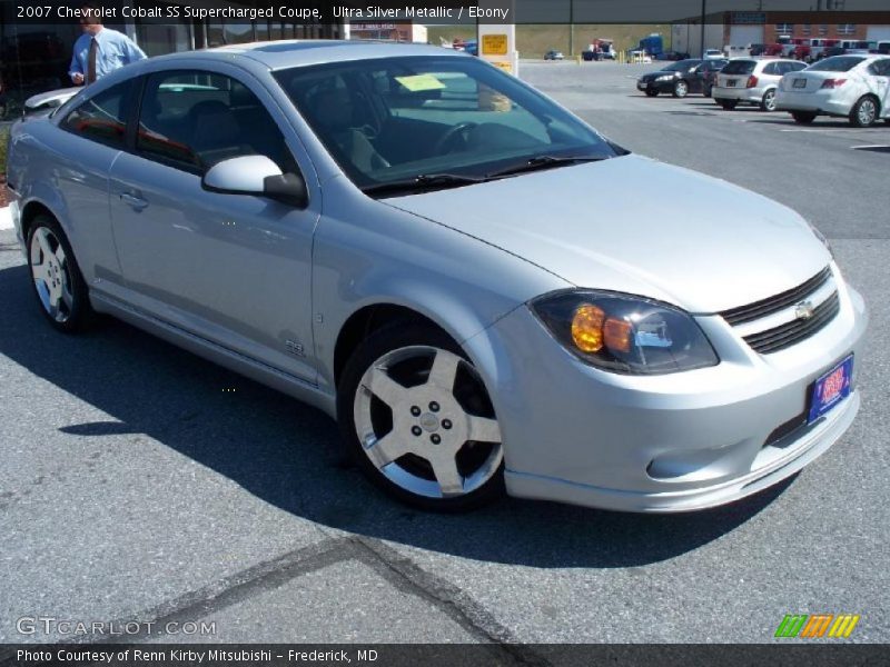 Ultra Silver Metallic / Ebony 2007 Chevrolet Cobalt SS Supercharged Coupe