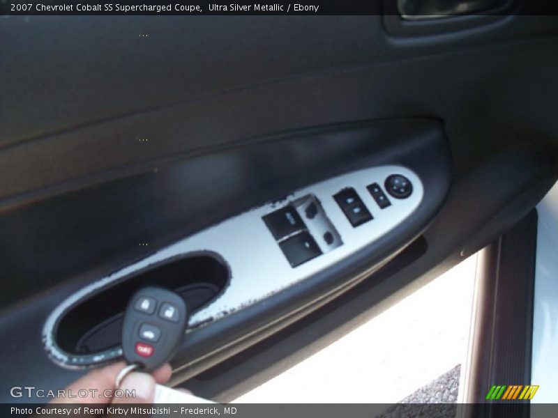 Ultra Silver Metallic / Ebony 2007 Chevrolet Cobalt SS Supercharged Coupe