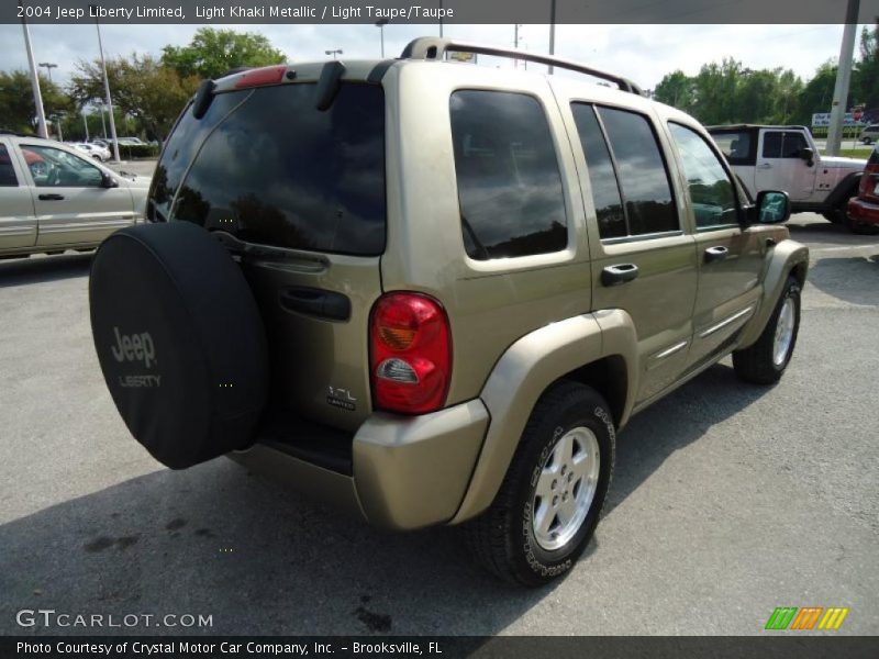 Light Khaki Metallic / Light Taupe/Taupe 2004 Jeep Liberty Limited