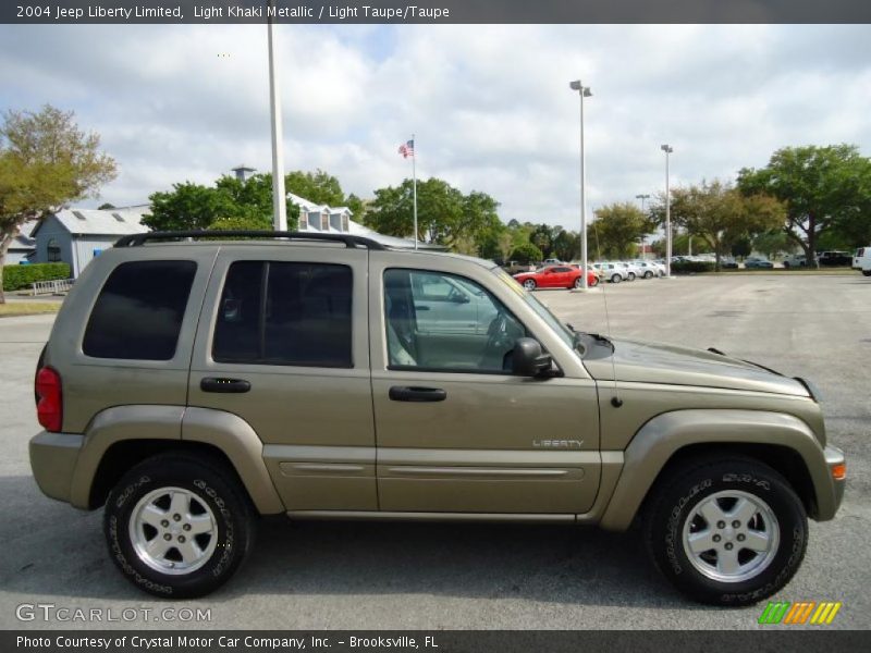 Light Khaki Metallic / Light Taupe/Taupe 2004 Jeep Liberty Limited