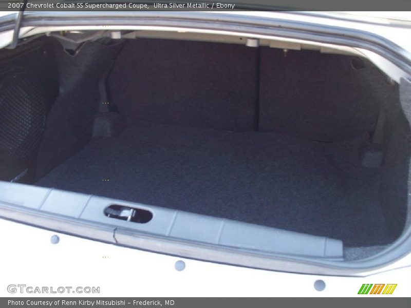  2007 Cobalt SS Supercharged Coupe Trunk