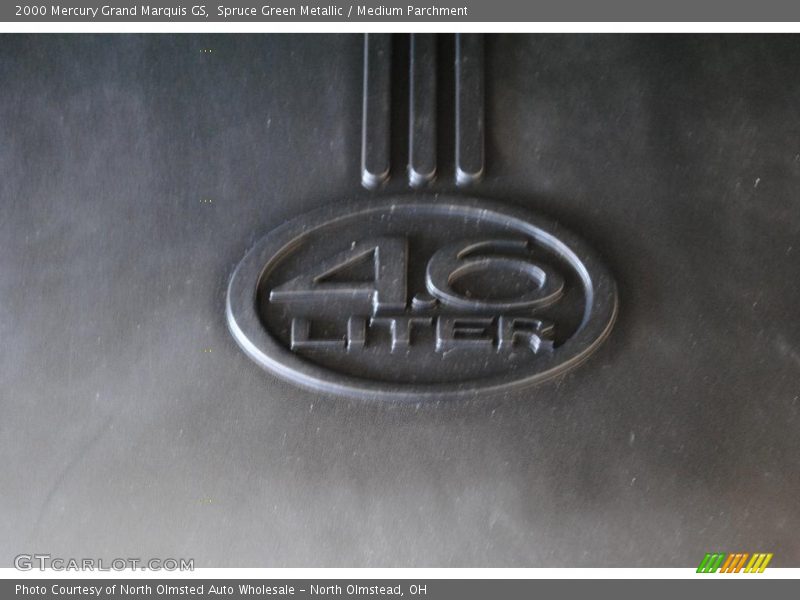 Spruce Green Metallic / Medium Parchment 2000 Mercury Grand Marquis GS
