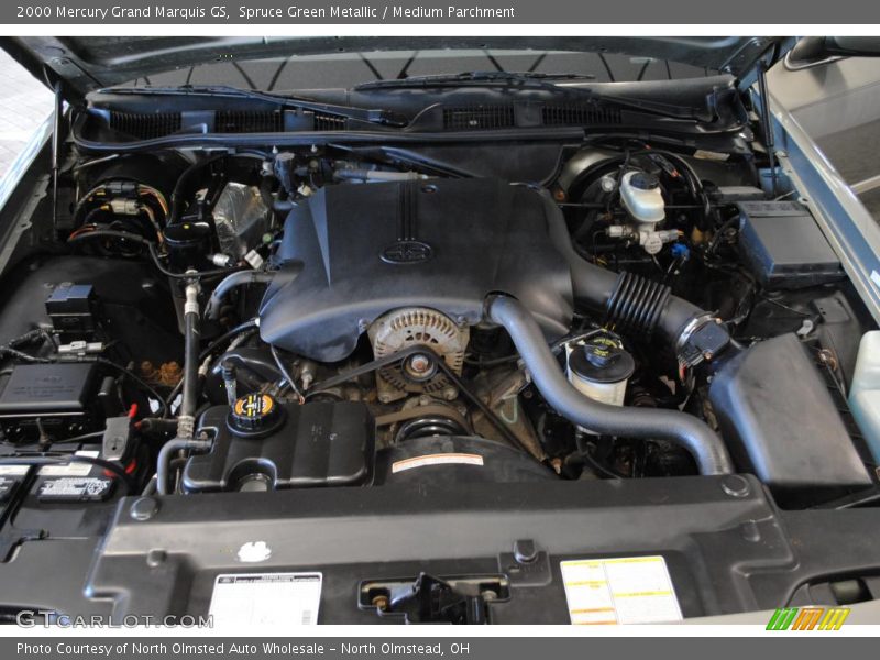 Spruce Green Metallic / Medium Parchment 2000 Mercury Grand Marquis GS