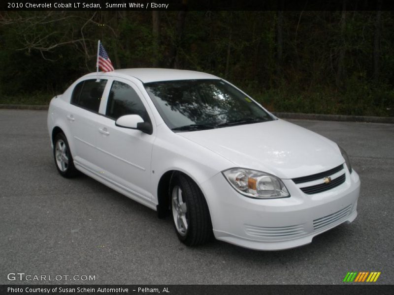 Summit White / Ebony 2010 Chevrolet Cobalt LT Sedan