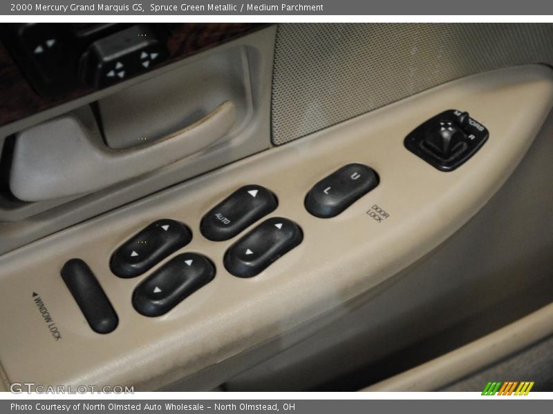 Spruce Green Metallic / Medium Parchment 2000 Mercury Grand Marquis GS