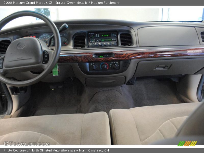 Spruce Green Metallic / Medium Parchment 2000 Mercury Grand Marquis GS