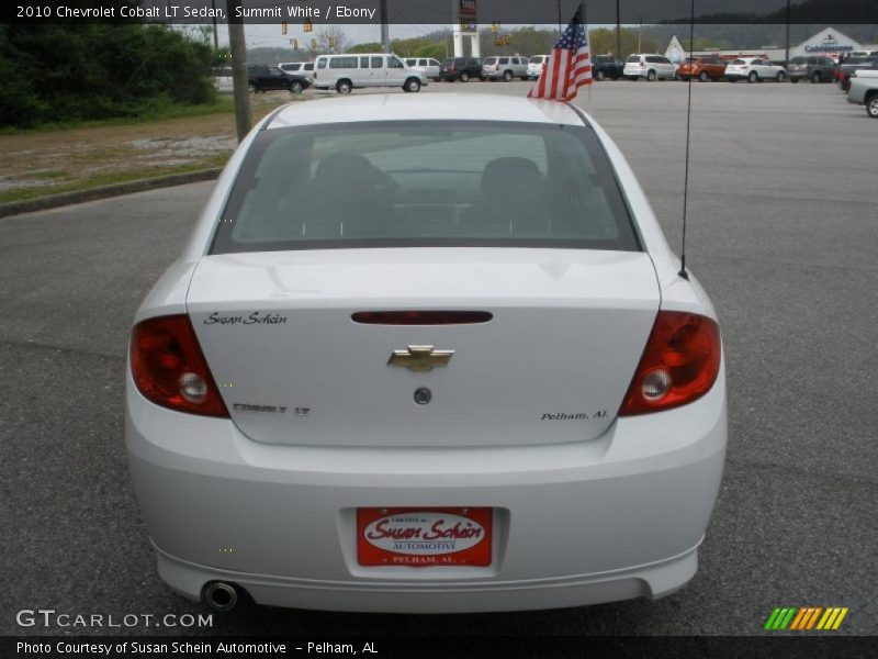 Summit White / Ebony 2010 Chevrolet Cobalt LT Sedan