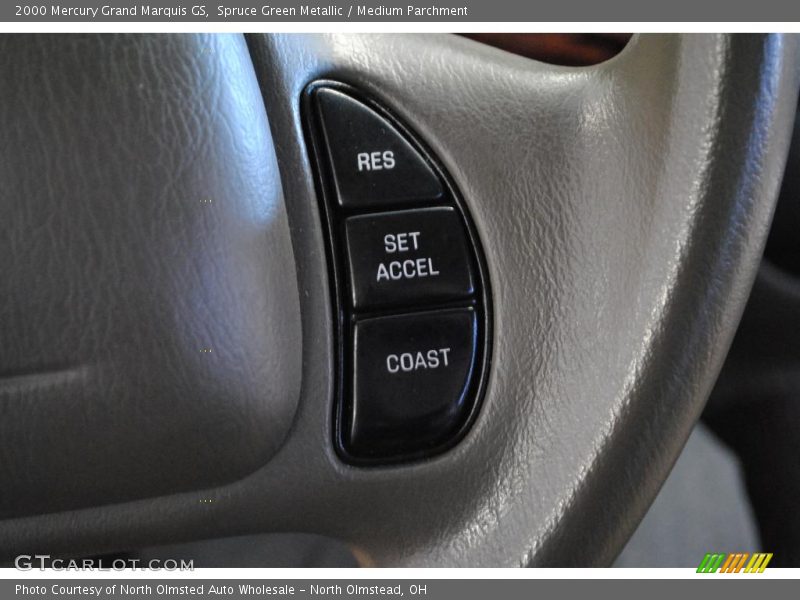 Spruce Green Metallic / Medium Parchment 2000 Mercury Grand Marquis GS