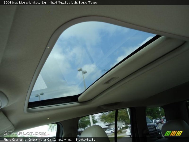 Sunroof of 2004 Liberty Limited