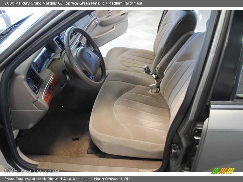 Spruce Green Metallic / Medium Parchment 2000 Mercury Grand Marquis GS