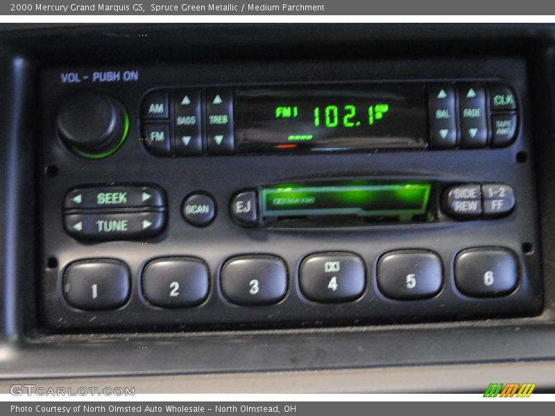 Spruce Green Metallic / Medium Parchment 2000 Mercury Grand Marquis GS