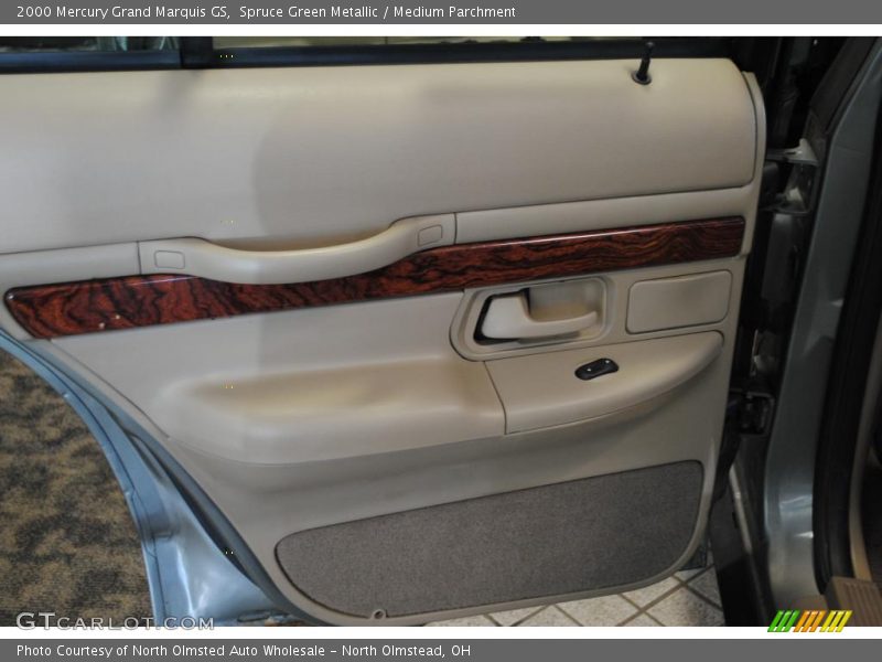 Spruce Green Metallic / Medium Parchment 2000 Mercury Grand Marquis GS