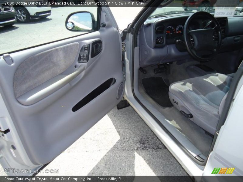 Light Driftwood Satin Glow / Mist Gray 2000 Dodge Dakota SLT Extended Cab