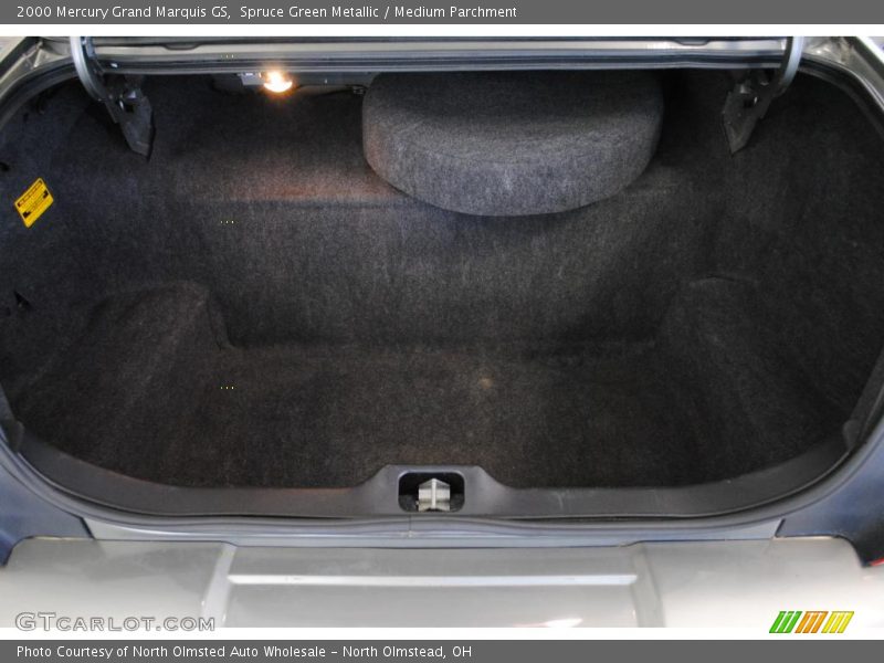 Spruce Green Metallic / Medium Parchment 2000 Mercury Grand Marquis GS