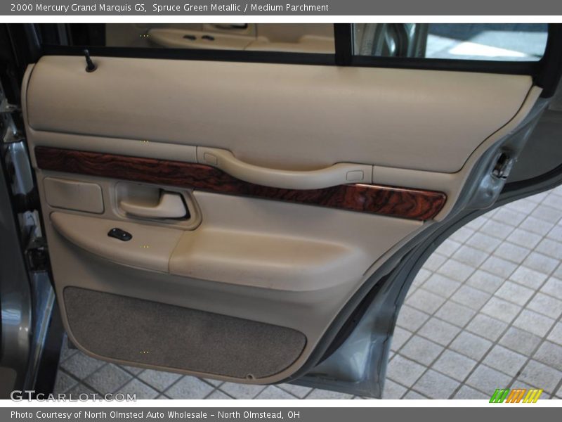 Spruce Green Metallic / Medium Parchment 2000 Mercury Grand Marquis GS