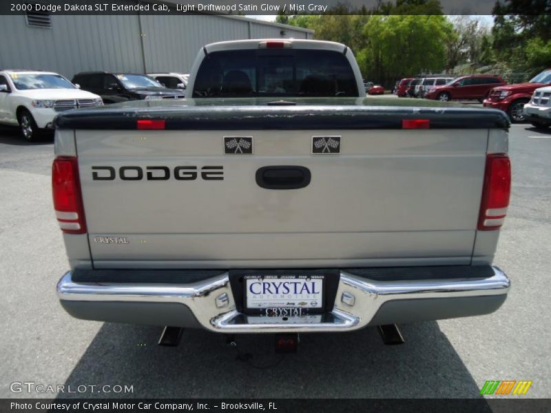 Light Driftwood Satin Glow / Mist Gray 2000 Dodge Dakota SLT Extended Cab
