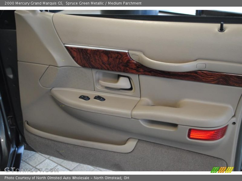 Spruce Green Metallic / Medium Parchment 2000 Mercury Grand Marquis GS