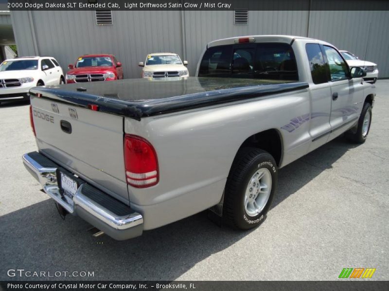 Light Driftwood Satin Glow / Mist Gray 2000 Dodge Dakota SLT Extended Cab
