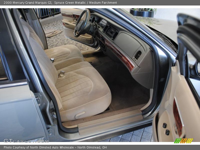 Spruce Green Metallic / Medium Parchment 2000 Mercury Grand Marquis GS