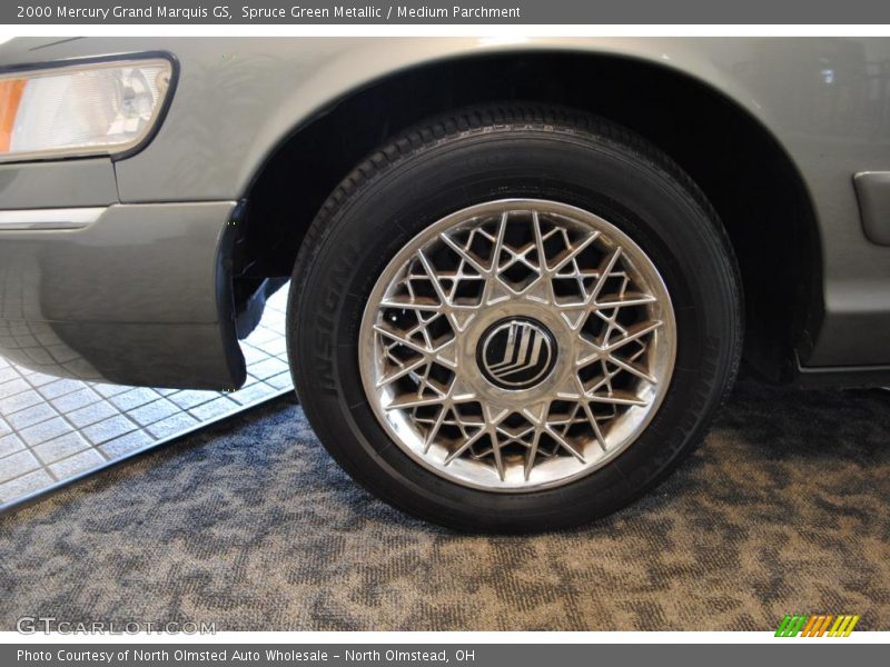 Spruce Green Metallic / Medium Parchment 2000 Mercury Grand Marquis GS