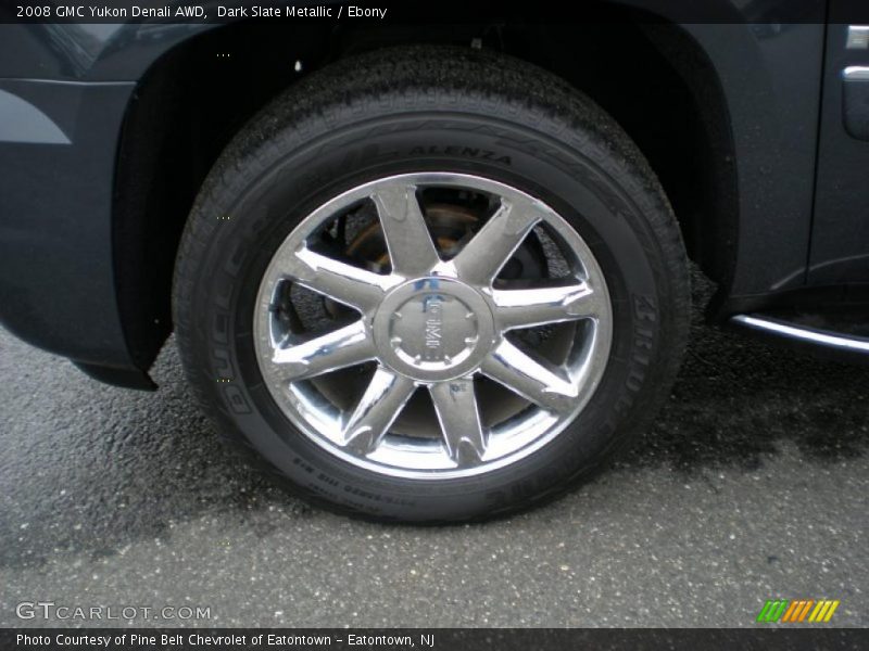 Dark Slate Metallic / Ebony 2008 GMC Yukon Denali AWD