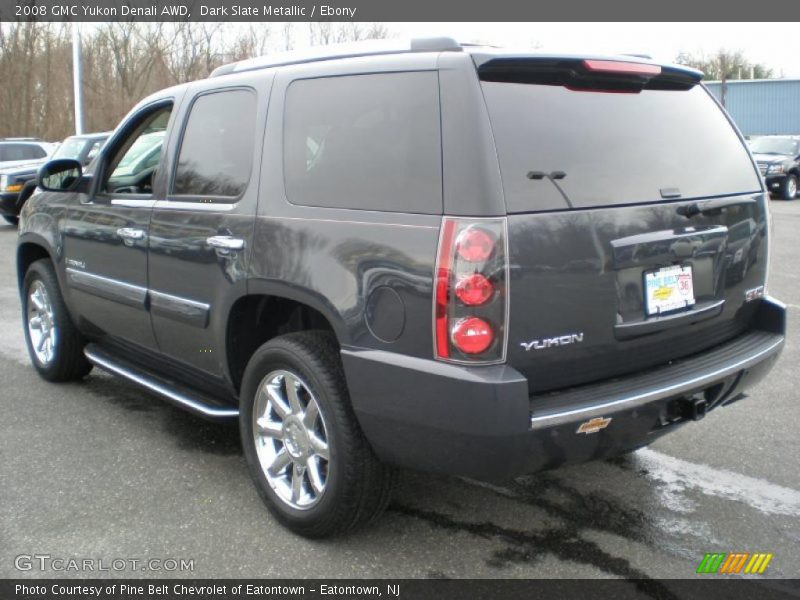 Dark Slate Metallic / Ebony 2008 GMC Yukon Denali AWD