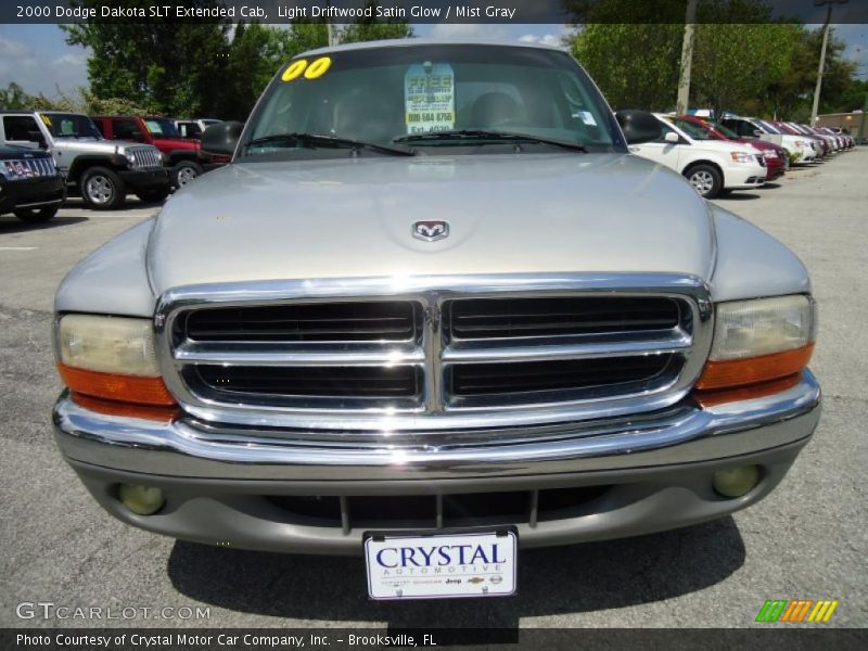 Light Driftwood Satin Glow / Mist Gray 2000 Dodge Dakota SLT Extended Cab